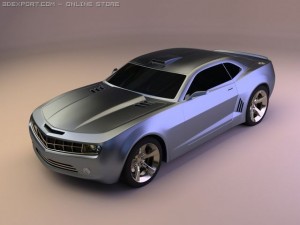 camaro 2006 modded Modelo 3D