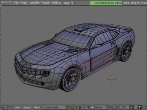 camaro 2006 modded 3D Model