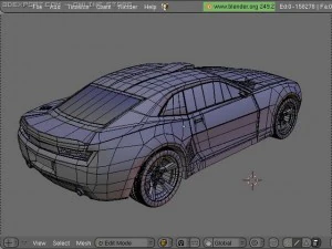 camaro 2006 modded 3D Model