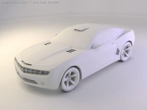 camaro 2006 modded 3D Model