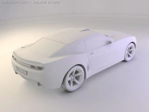 camaro 2006 modded 3D Model