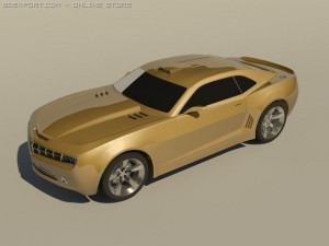 camaro 2006 modded Modelo 3D