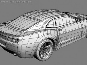 camaro 2006 modded Modelo 3D