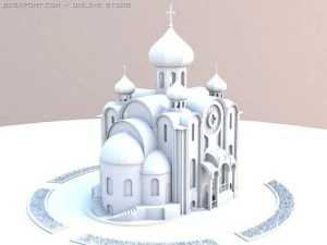 templo ortodoxo Modelo 3D