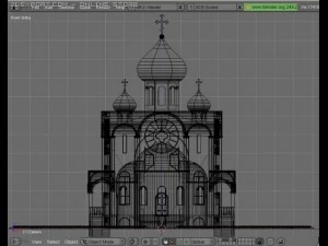 templo ortodoxo Modelo 3D
