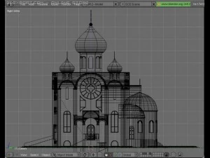 templo ortodoxo Modelo 3D