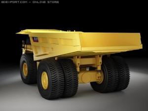 caterpillar 797b mining truck 3D 모델