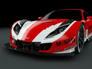 Хонда hsv010 гт 3D Модель