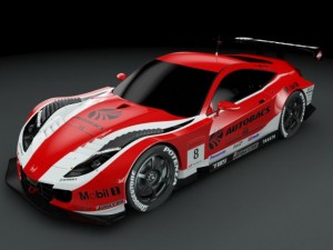 honda hsv010 gt 3D 모델
