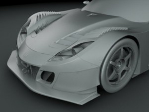 honda hsv010 gt 3D 모델