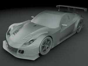 honda hsv010 gt 3D 모델