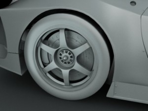 honda hsv010 gt 3D 모델
