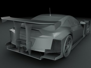 honda hsv010 gt 3D 모델