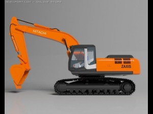 excavator Model 3D