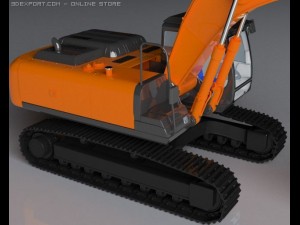 excavator 3D मॉडल