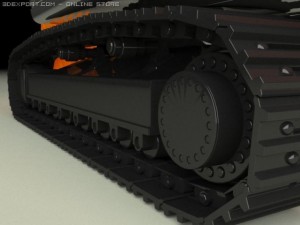 excavator 3D मॉडल