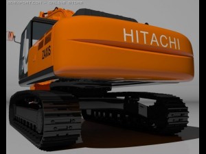 excavator 3D मॉडल