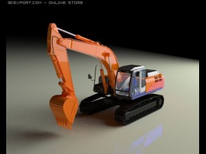 excavator 3D मॉडल