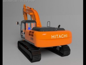 excavator 3D मॉडल