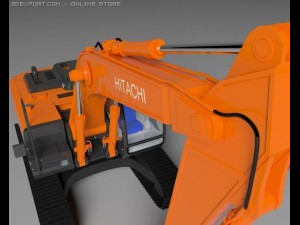 excavator 3D मॉडल
