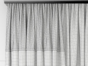 curtain 3D 模型