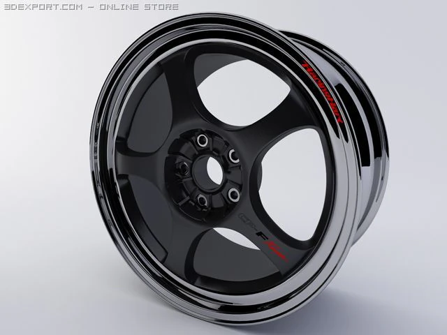 racing hart cpf tune 18 3D Model .c4d .max .obj .3ds .fbx .stl .blend 