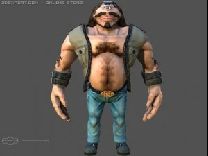 cyclops biker 3D Model