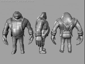 cyclops biker 3D Model