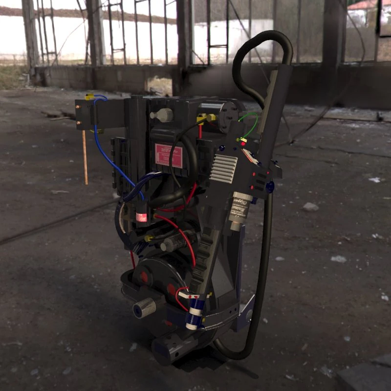 pacote de prótons foto realista dos caça-fantasmas Modelo 3D .c4d .max .obj .3ds .fbx .stl .blend