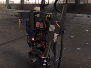 photo realistic ghostbusters proton pack 3D Model