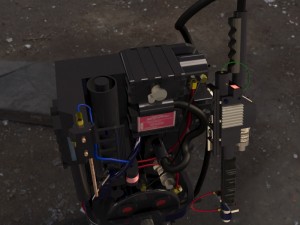 photo realistic ghostbusters proton pack 3D Model