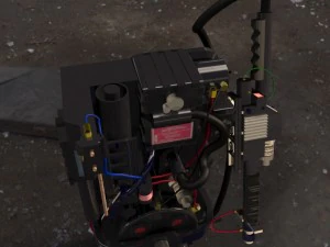 pacote de pr&oacute;tons foto realista dos ca&ccedil;a-fantasmas Modelo 3D