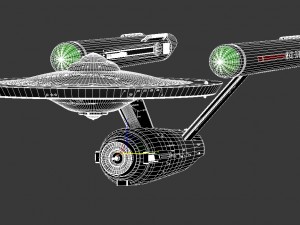 photo realistic uss enterprise ncc-1701 3D Модель