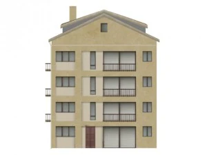 lowpoly building 3D Model
