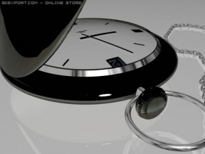 clock Modello 3D