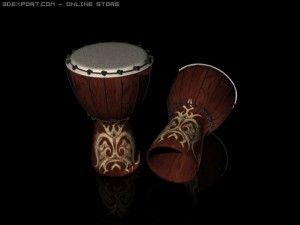 djembe 3D Model