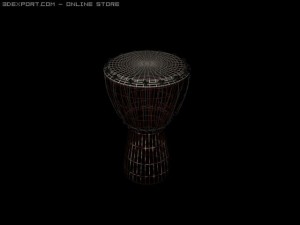 djembe Modelo 3D