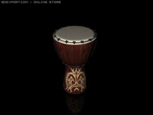 djembe Modelo 3D