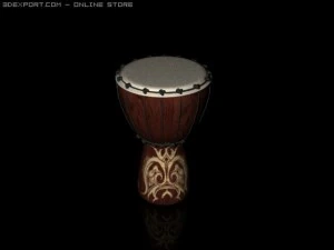 ジャンベ 3Dモデル