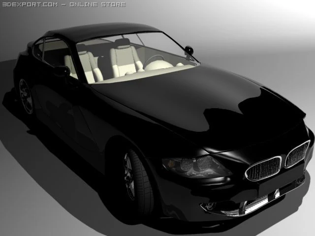 black 3D Model .c4d .max .obj .3ds .fbx .stl .blend