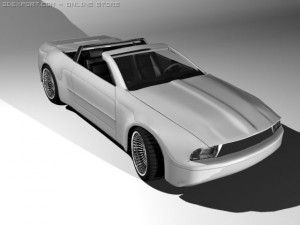 mustang 3D 모델