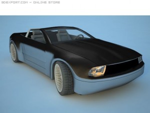 mustang Modelo 3D