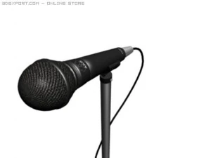 akg microphone 3D Model