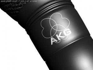 akg microphone 3D Model