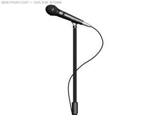 akg microphone 3D Model