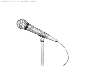 akg microphone 3D Model