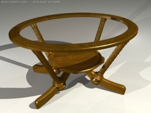 table Modèle 3D