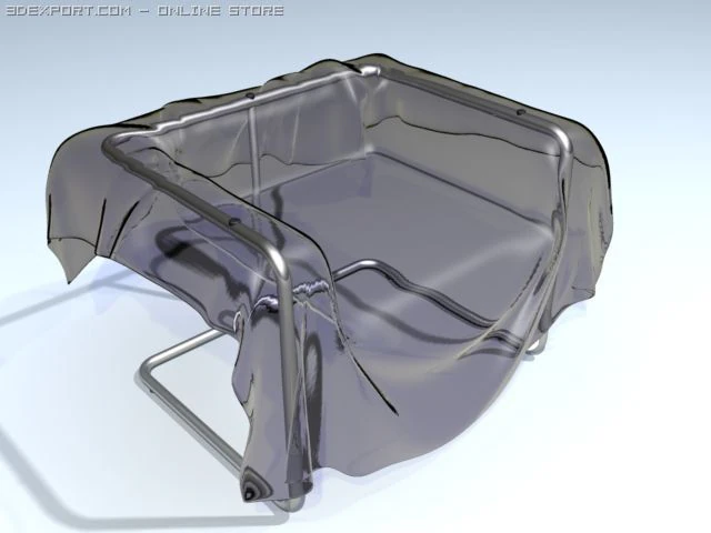 armchair 3D Model .c4d .max .obj .3ds .fbx .stl .blend 