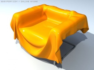 armchair Modello 3D