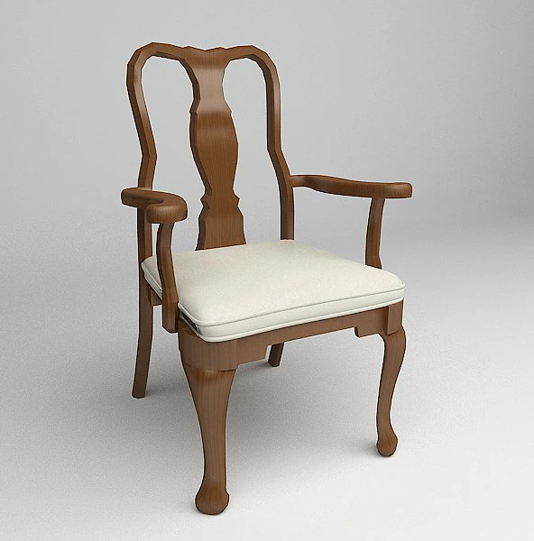 fotel Model 3D .c4d .max .obj .3ds .fbx .stl .blend 